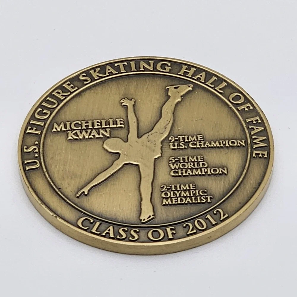 United States Figure Skating Hall of Fame Michelle Kwan Class Of 2012 Medal